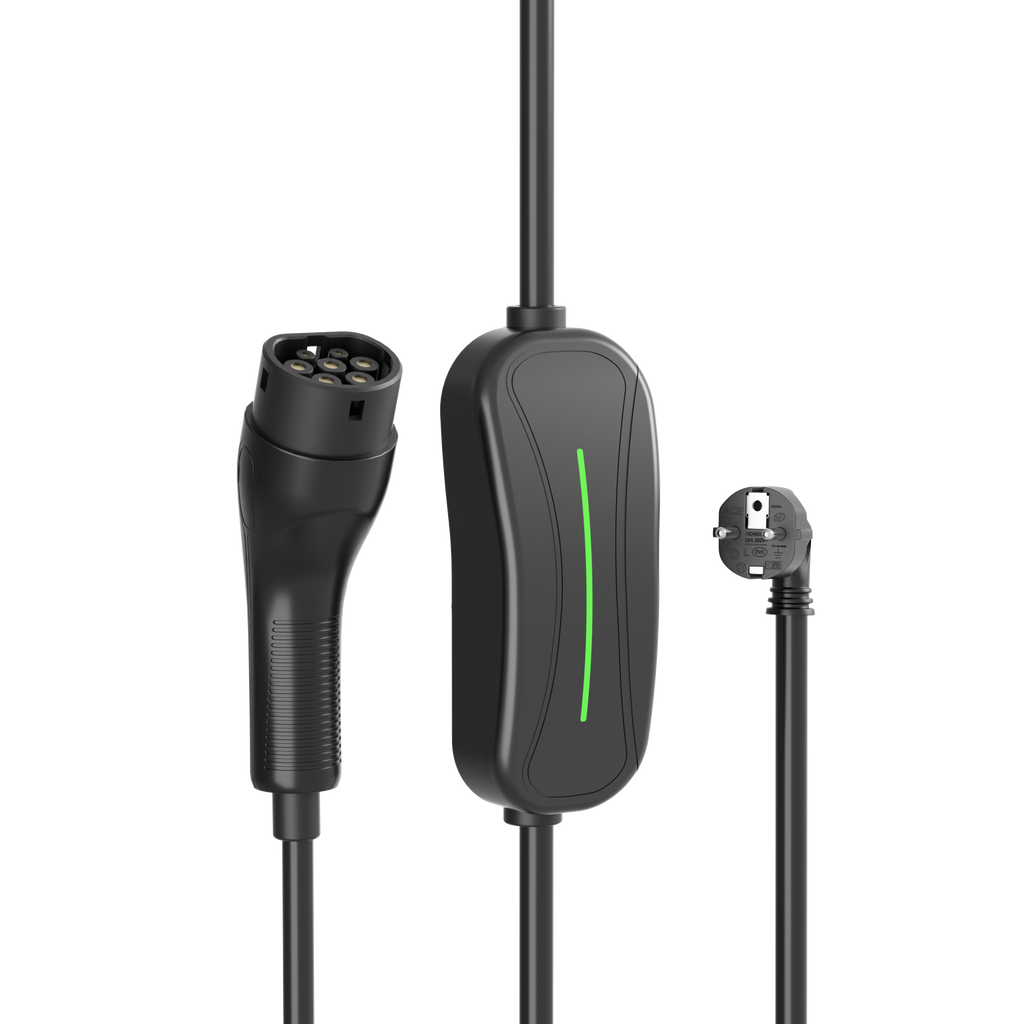 3 Goodlink - Type 2 Portable ev charger EV16A04EU 16A/3.5KW ( 🇪🇺ევროპული მოდელებისთვის )