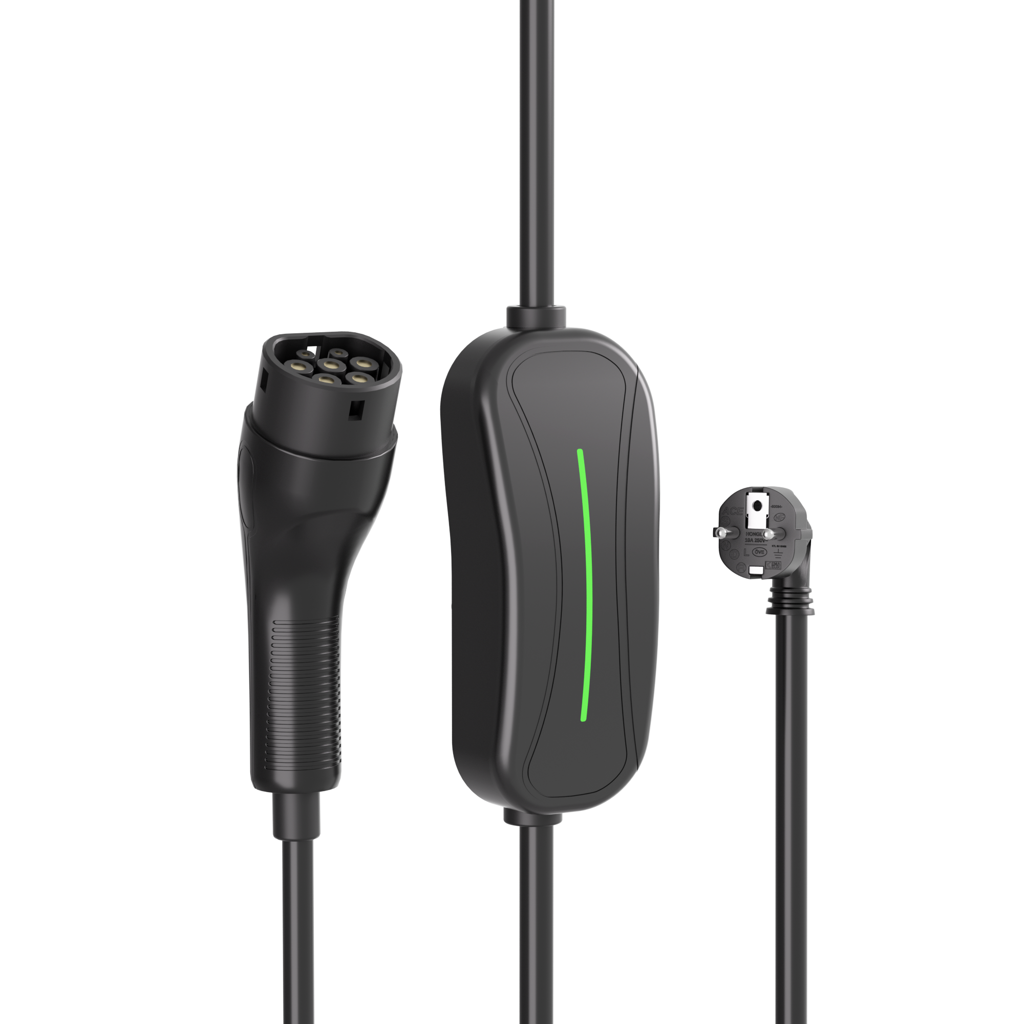 3 Goodlink - Type 2 Portable ev charger EV16A04EU 16A/3.5KW ( 🇪🇺ევროპული მოდელებისთვის )
