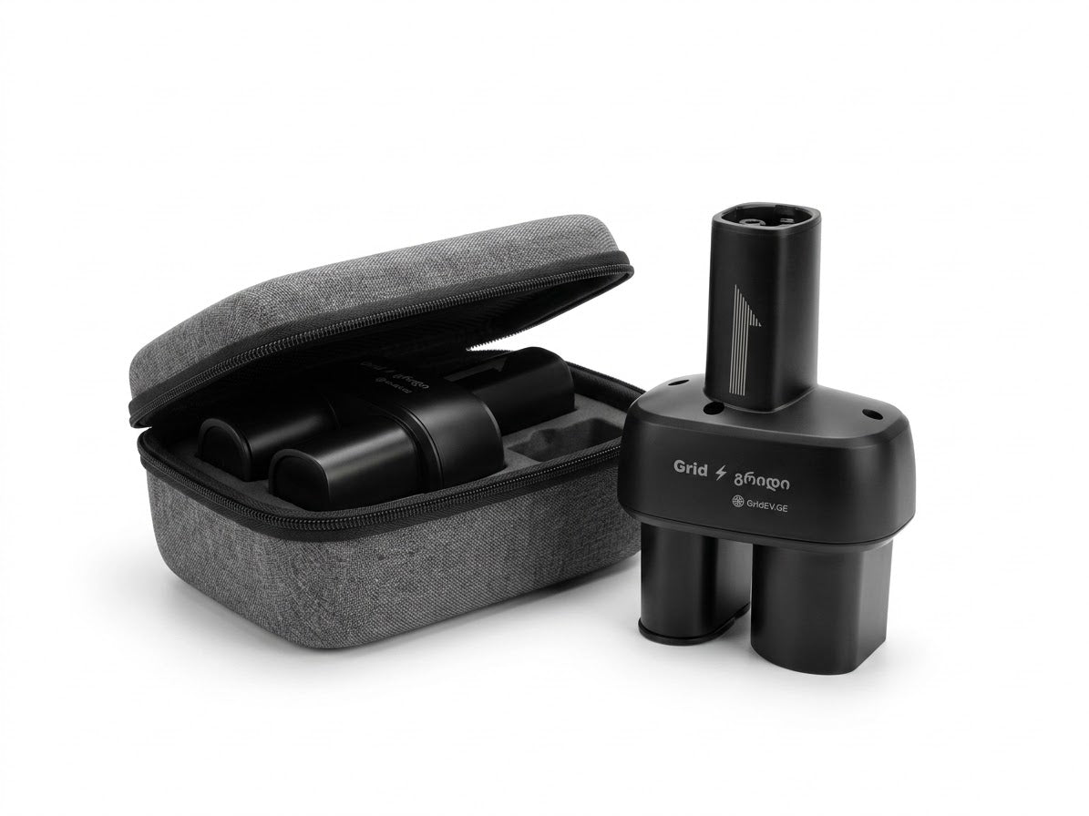 1 CCS2 to NACS combo adapter 250KW (  🇺🇸 TESLA ქუჩის დამტენებისთვის )