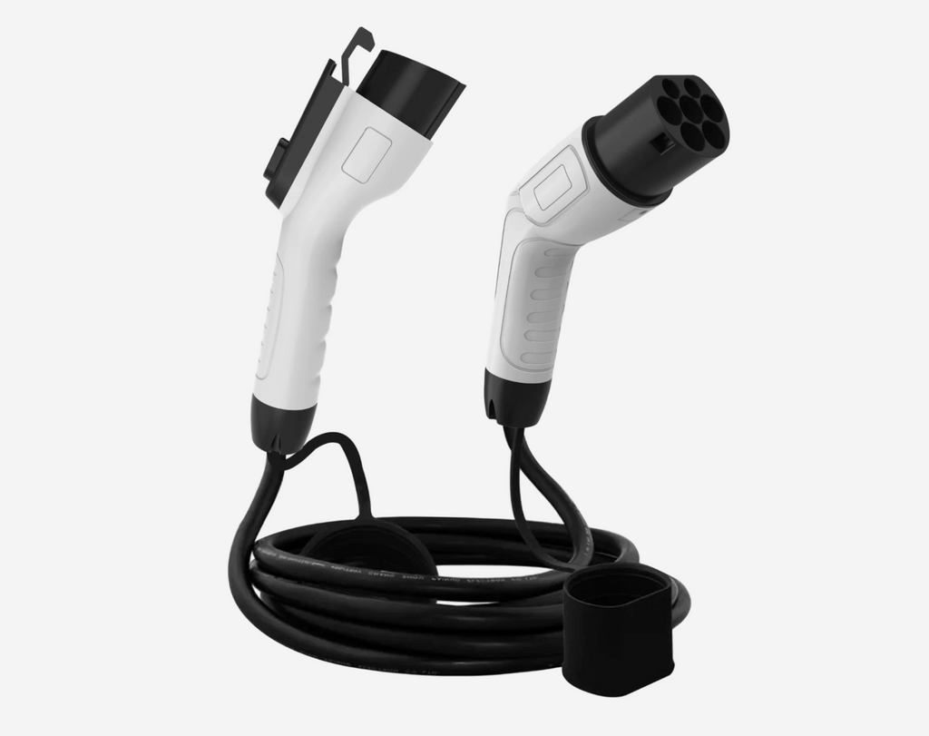 2 Type 2 to Type 1  EV Connector 32A 5მეტრი ( 🇪🇺ევროპულიდან 🇺🇸ამერიკულზე )