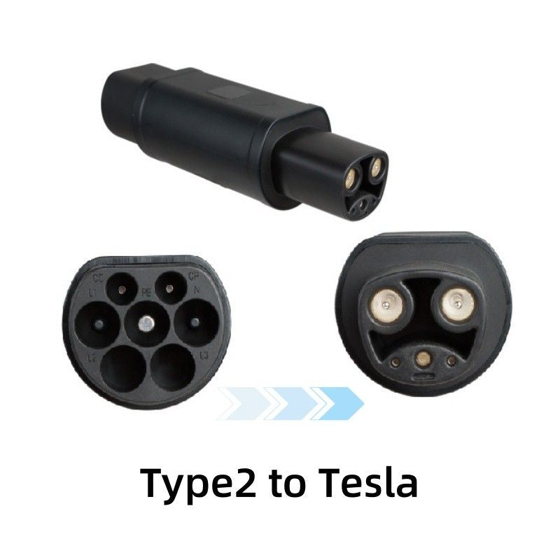 1 Type 2 To Tesla NACS EV adapter ( ევროპულიდან TESLA-ზე  🇪🇺→🇺🇸 )
