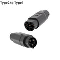 2 Type 2 To Type 1 EV adapter ( ევროპულიდან ამერიკულზე 🇪🇺→🇺🇸 )