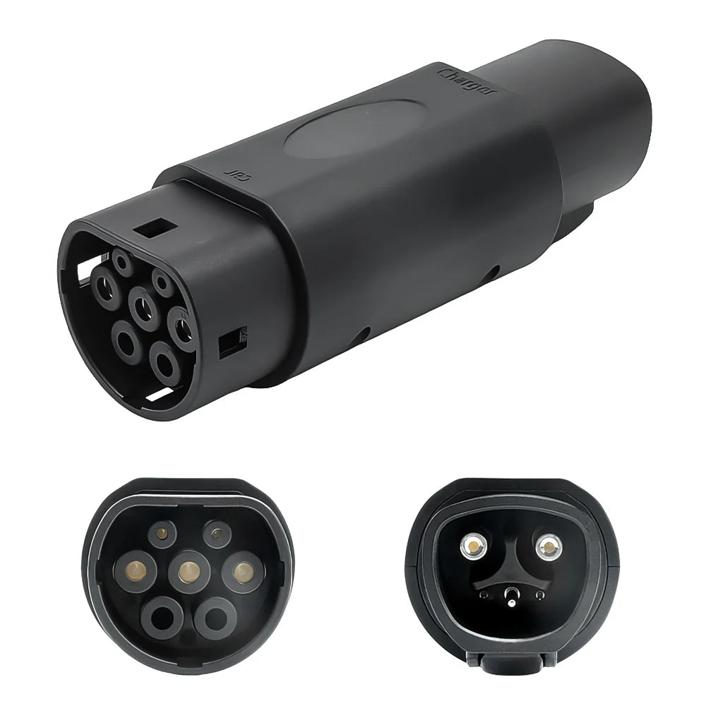 1 Type 2 To Tesla NACS EV adapter ( ევროპულიდან TESLA-ზე  🇪🇺→🇺🇸 )